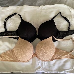 PINK WEAR EVERYWHERE LACE PUSH UP BRAS 34D